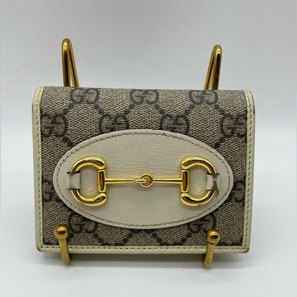 Gucci Horsebit PVC Leather Bifold Wallet